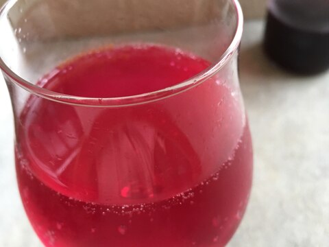 リンゴ酢de赤紫蘇ジュース♪